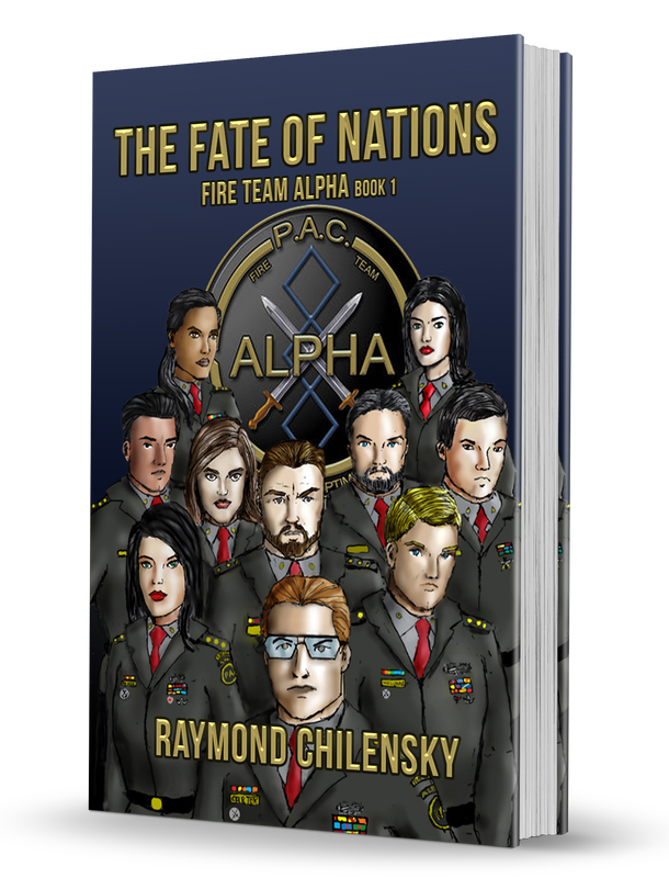 Group portrait of F.I.R.E. Team Alpha in clas 'A uniforms circa 2117
